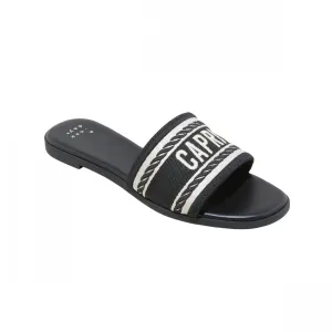 A New Day Womens Nat "Capri" Slide Sandals 89279355 Black 11M