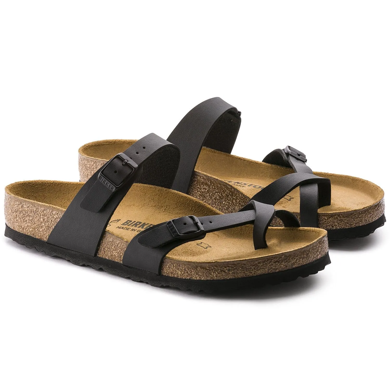 Birkenstock Mayari Black Birko-Flor Sandals - Regular