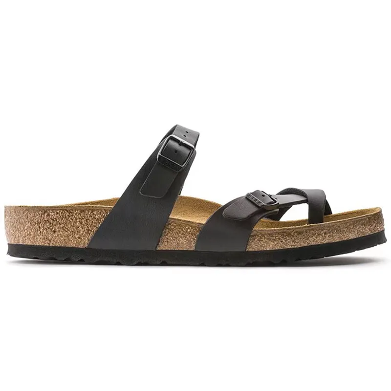 Birkenstock Mayari Black Birko-Flor Sandals - Regular