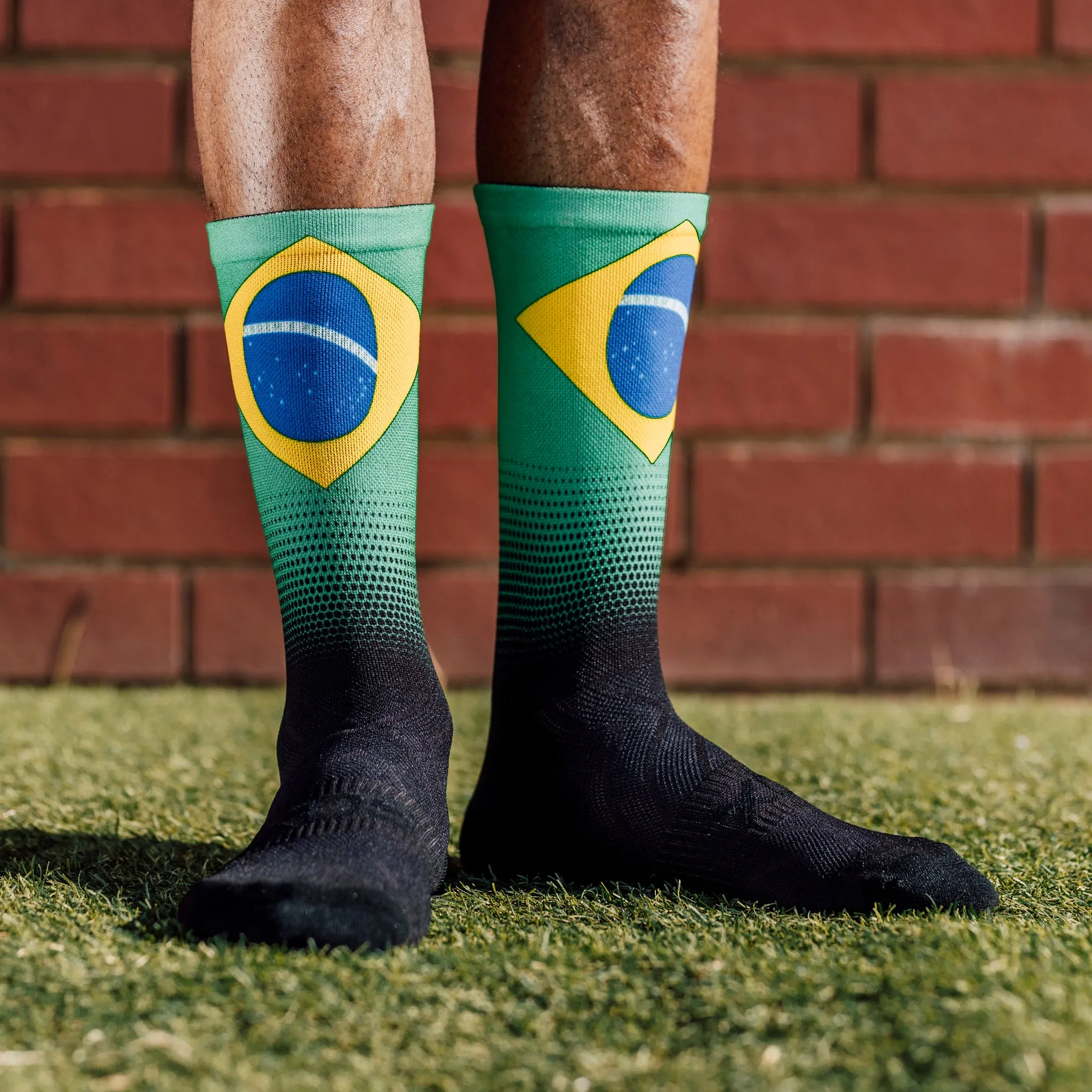 Brazil Flag Socks