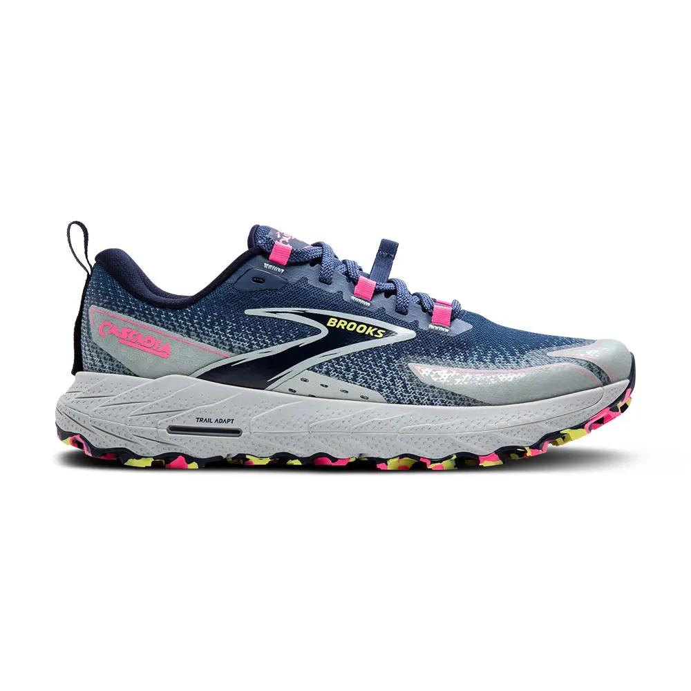 Brooks Cascadia 18 (Womens) - Oceana/Pearl Blue/Pink