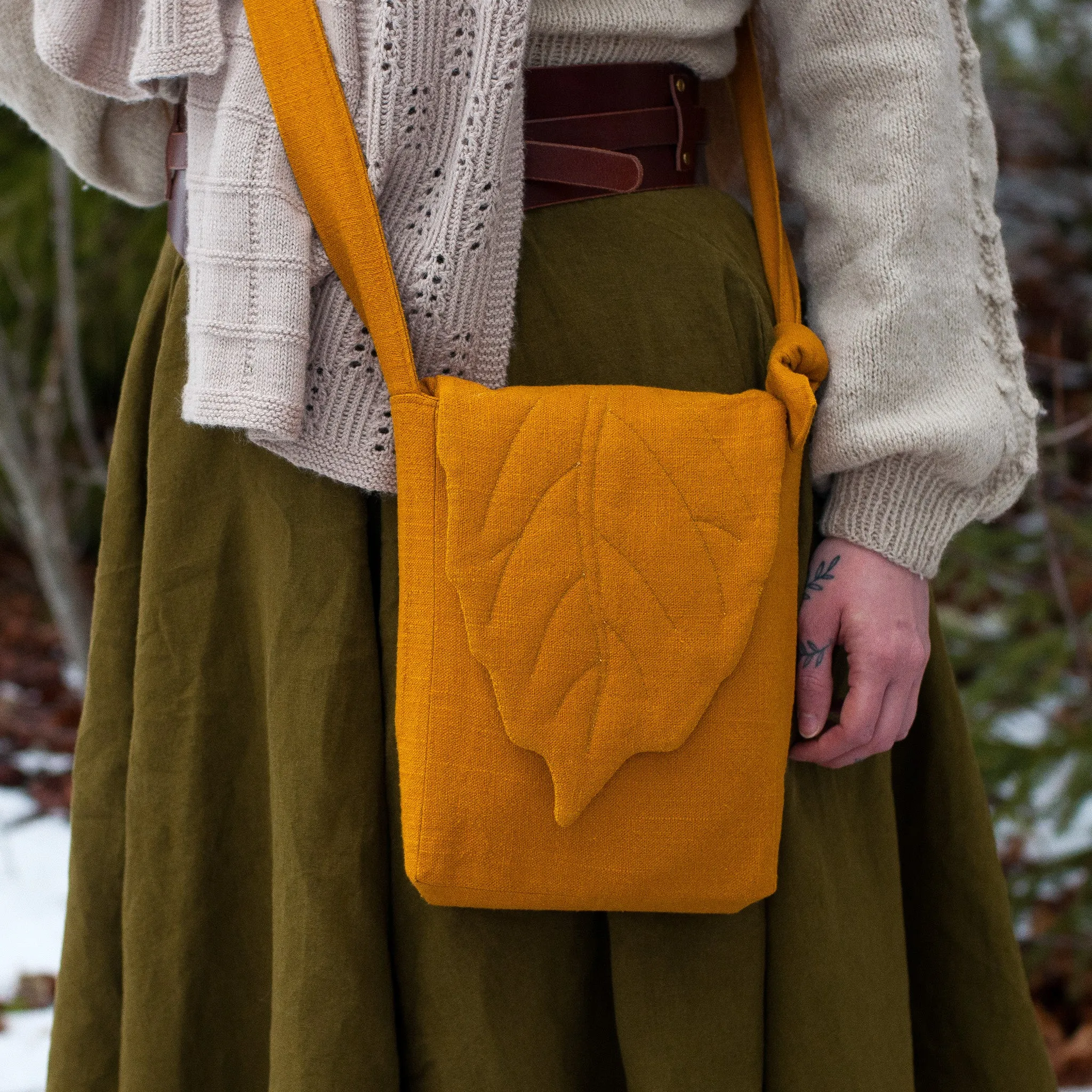 BUNDLE - Foraging   Leaf Satchel Sewing Patterns