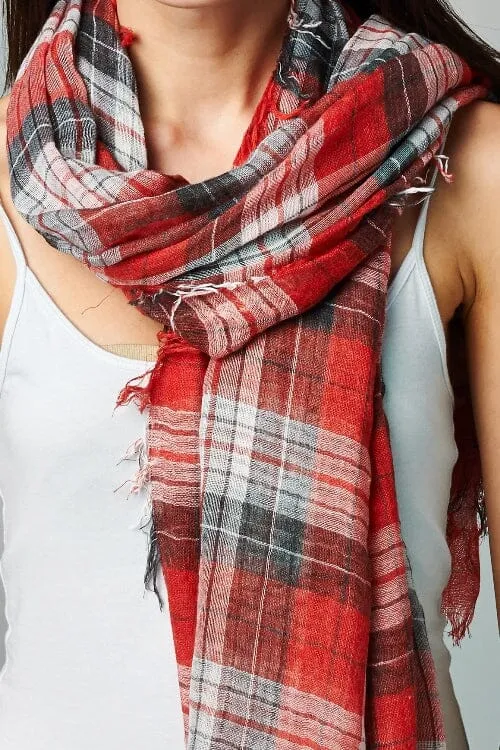 Charlie Plaid Scarf