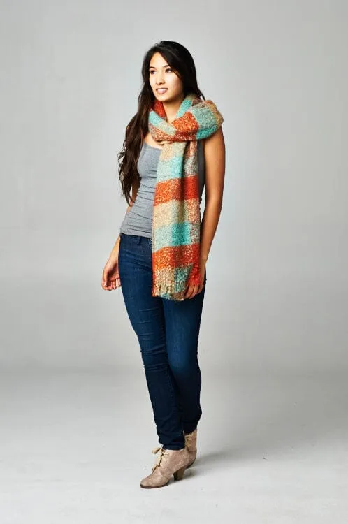 Cheryl Plaid Scarf