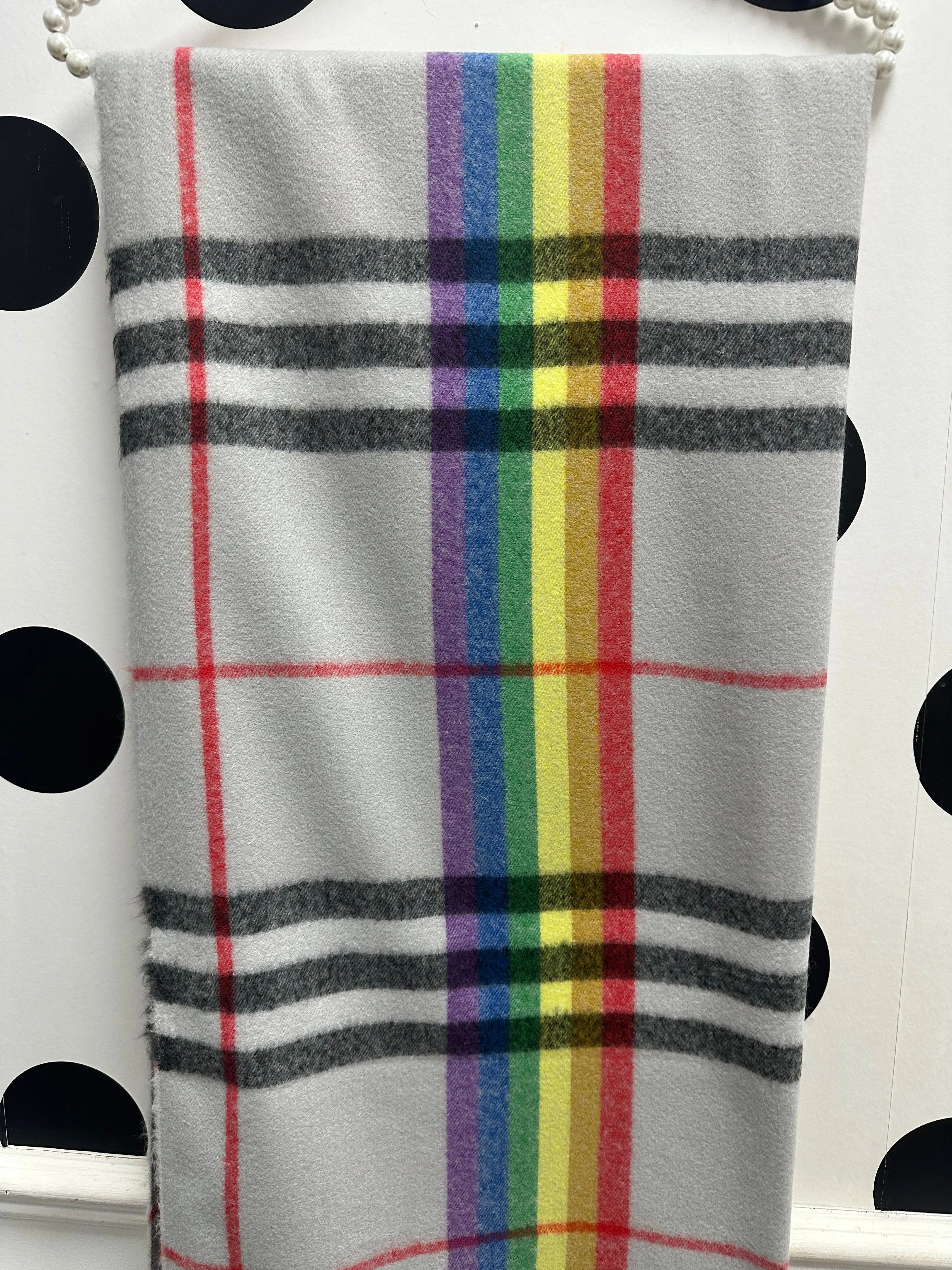 DMB Cashmere Blend Rainbow Scarf