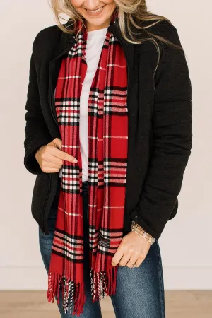 DOORBUSTER Festive Plaid Oblong Scarf