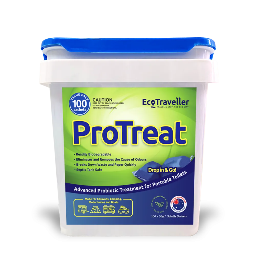 Eco Traveller ProTreat Toilet Chemical 100 Sachet Value Pack