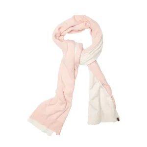 Faux Cashmere Scarf | Two Tone Blush