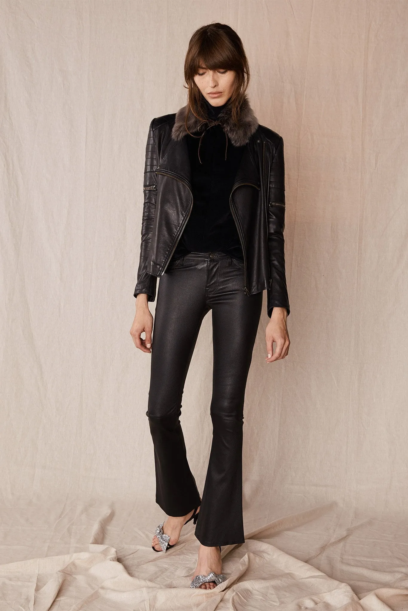 Greenwich Street Motor Jacket Black Leather