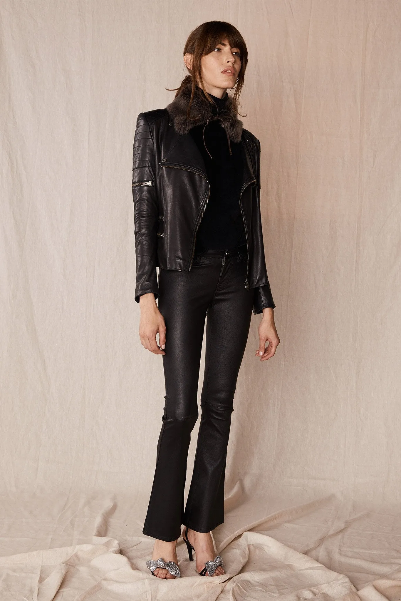 Greenwich Street Motor Jacket Black Leather