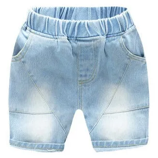 Hot Sale Cute Baby Toddler Kid Mid Waist Jean Shorts