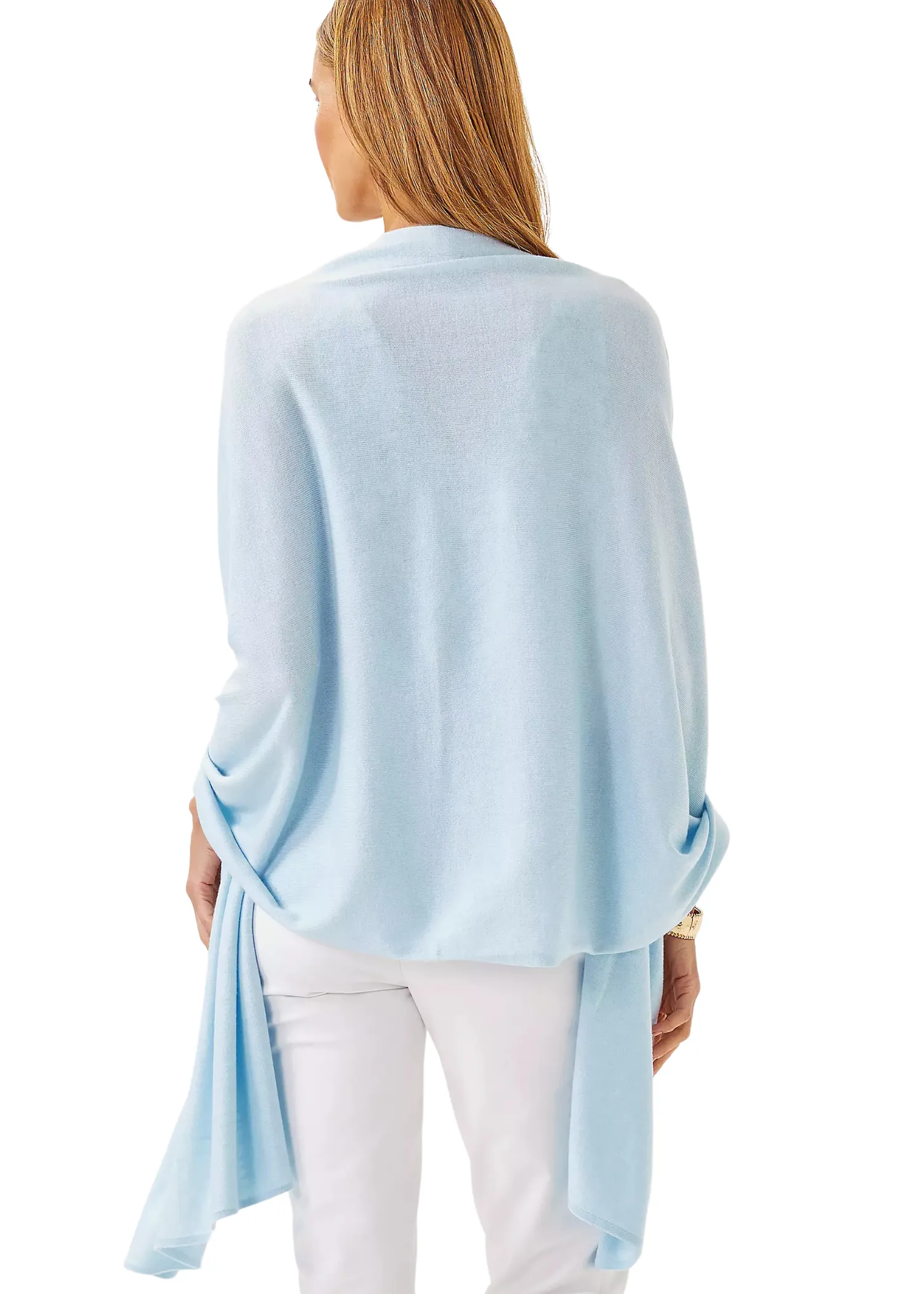 LANELLE CASHMERE WRAP - JACARANDA BLUE