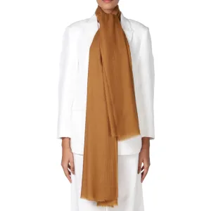 Me and K Twill Cashmere Scarf, Gold