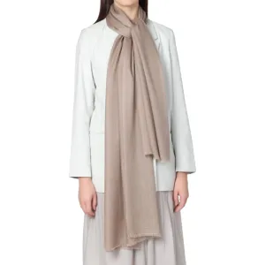 Me and K Twill Cashmere Scarf, Sand