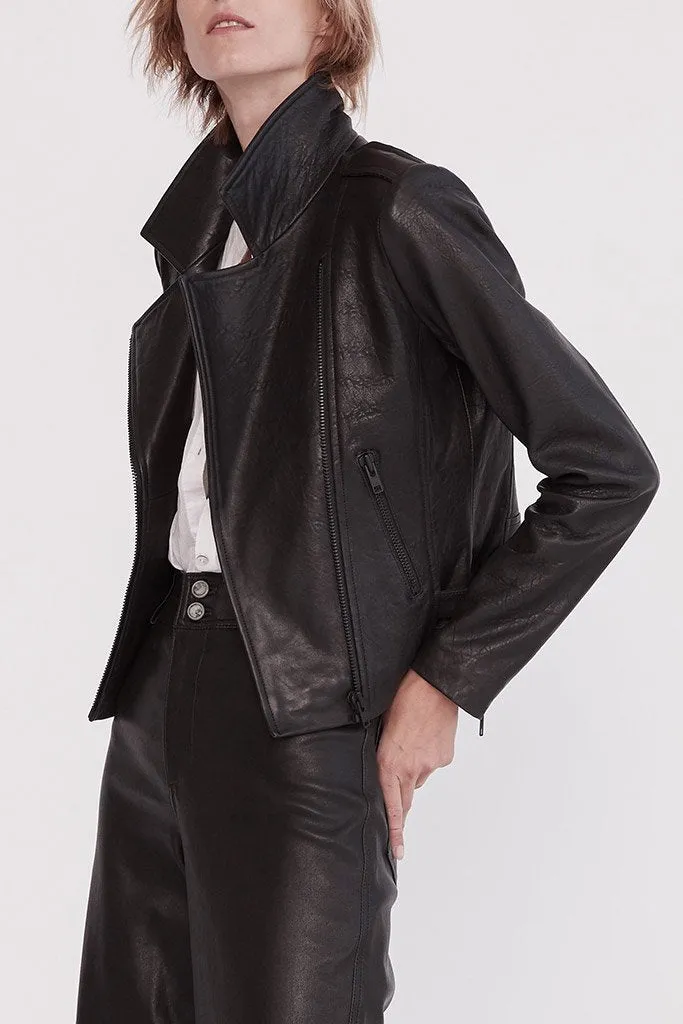 New Yorker Motor Jacket Black Leather