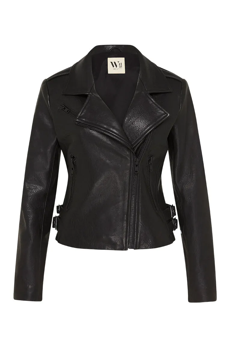 New Yorker Motor Jacket Black Leather