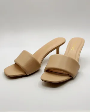 Nude Heeled Sandals