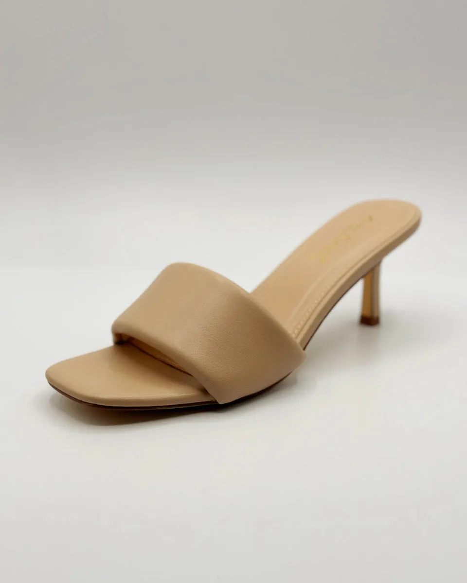 Nude Heeled Sandals