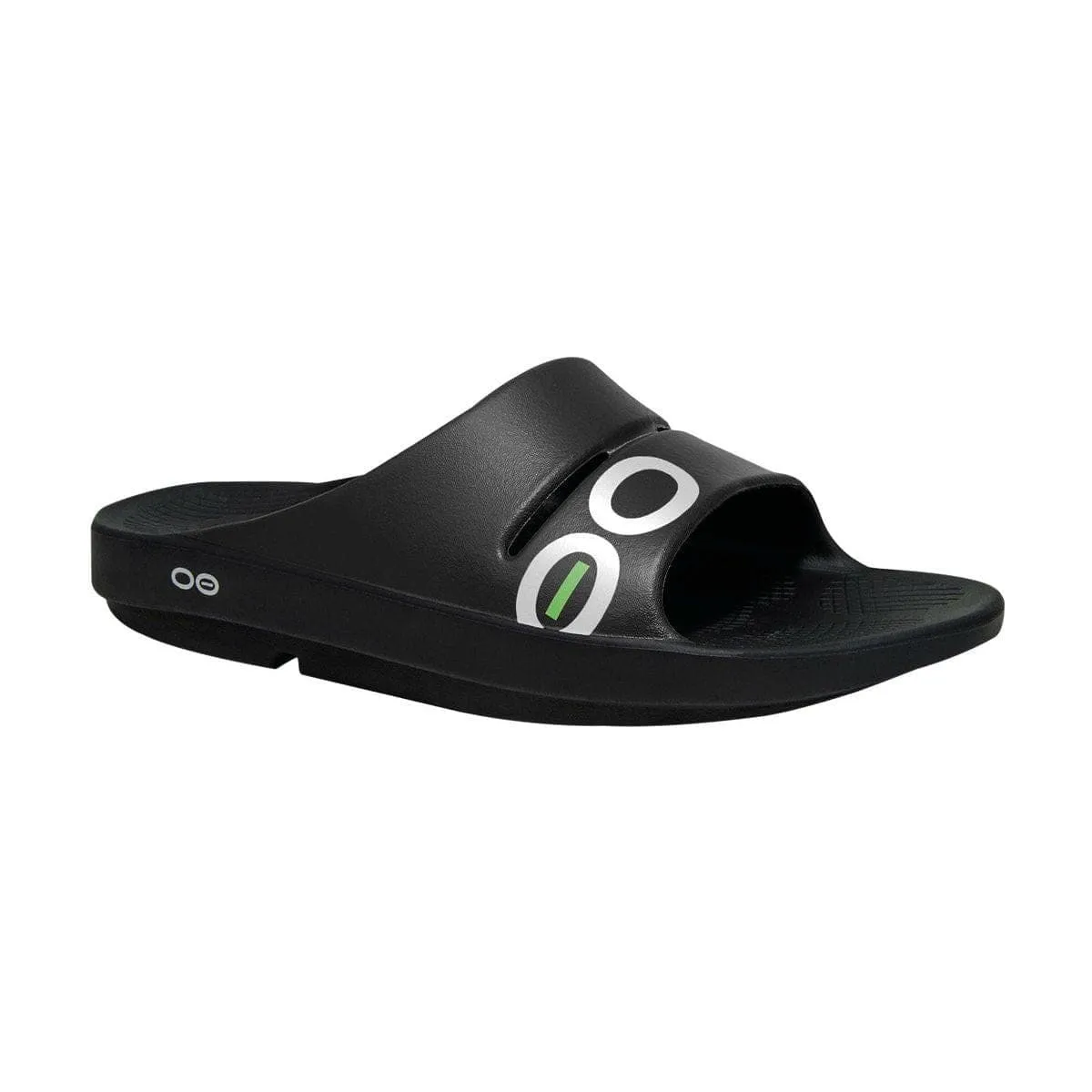 Oofos OOahh Sport Slide (Unisex) - Black