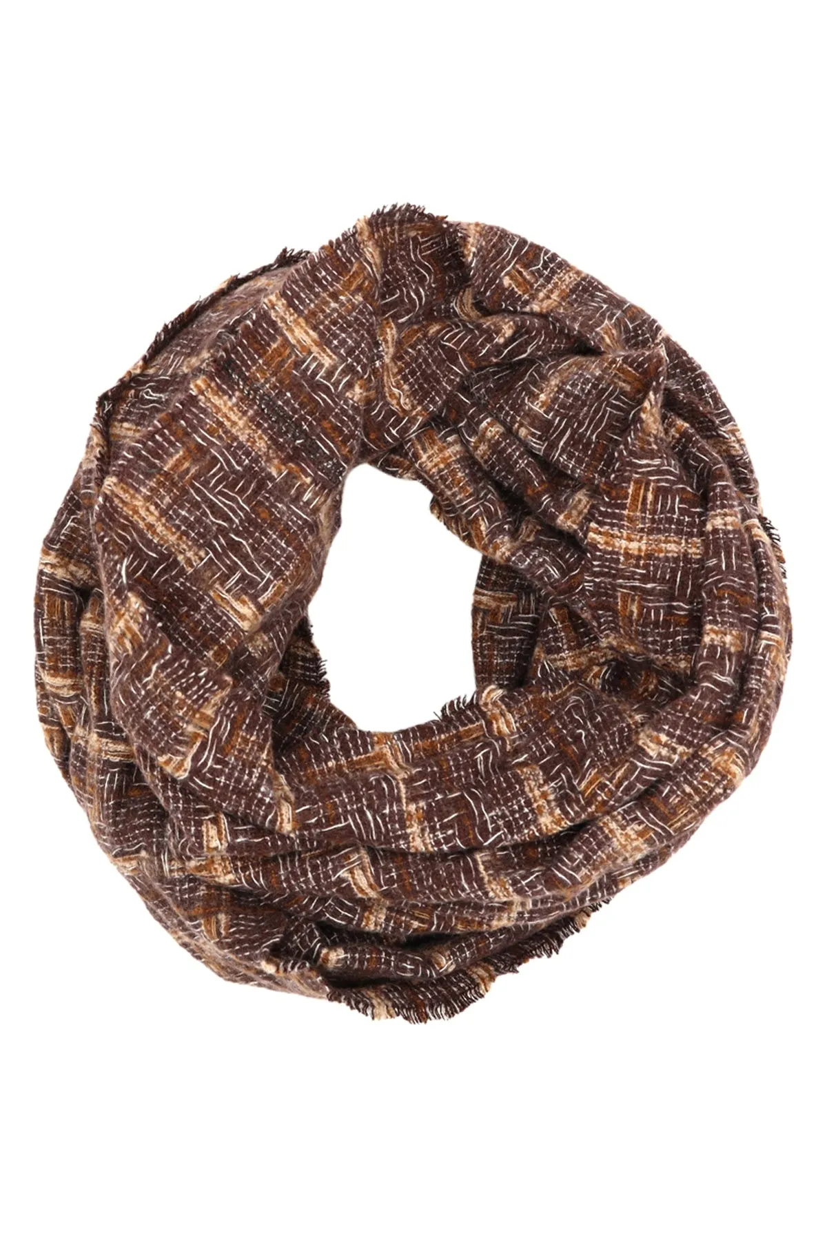 PLAID INFINITY SCARF