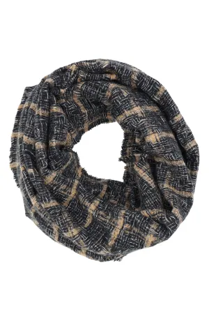 PLAID INFINITY SCARF