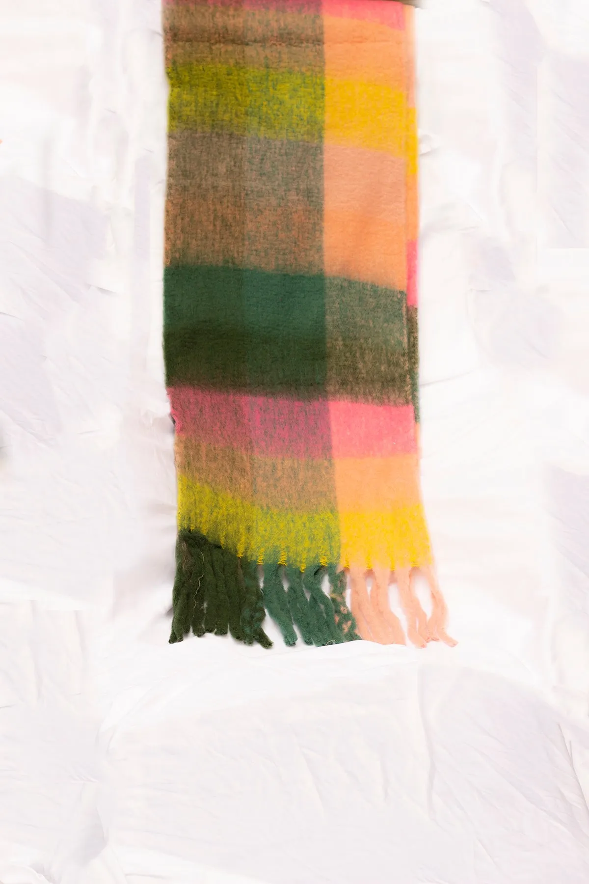 Plaid Warm Wrap Scarf