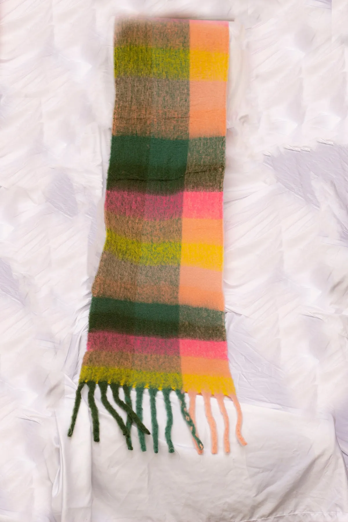 Plaid Warm Wrap Scarf