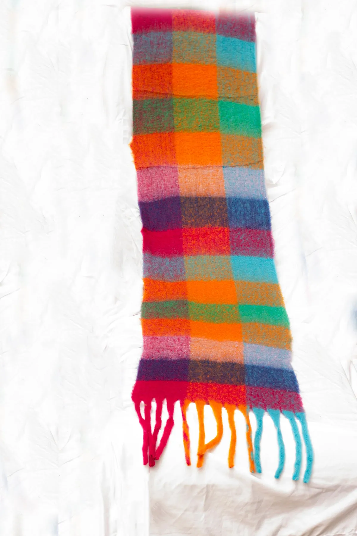 Plaid Warm Wrap Scarf