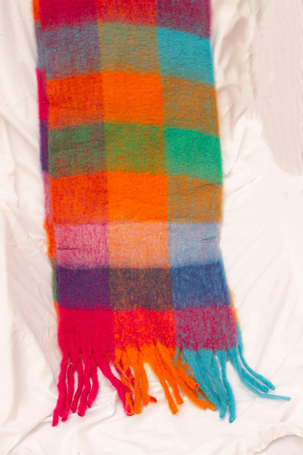 Plaid Warm Wrap Scarf