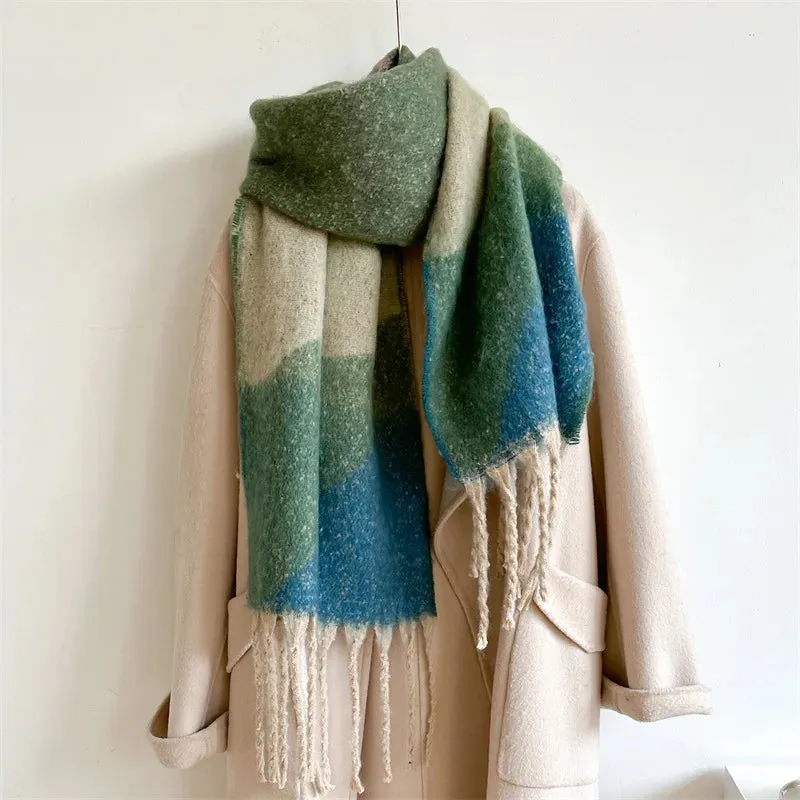 SBD  Fringe Scarf Fashion Winter Warm