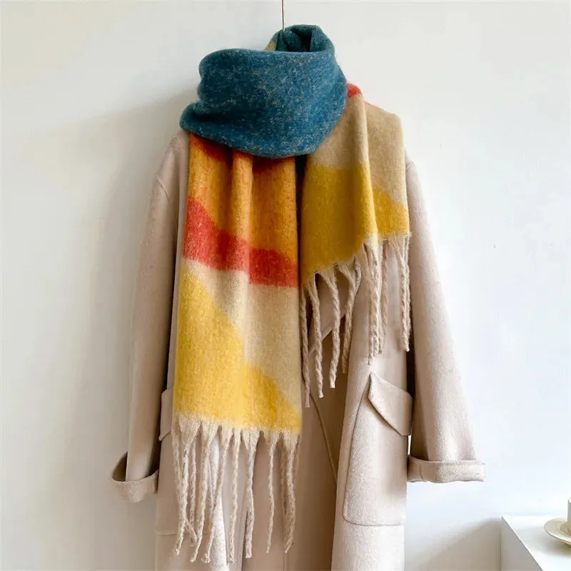 SBD  Fringe Scarf Fashion Winter Warm