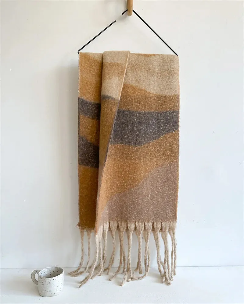 SBD  Fringe Scarf Fashion Winter Warm