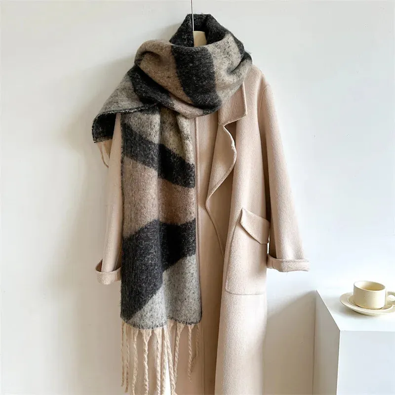 SBD  Fringe Scarf Fashion Winter Warm