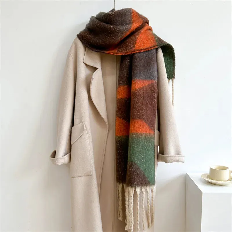 SBD  Fringe Scarf Fashion Winter Warm