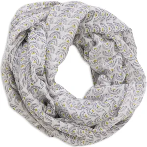 Soleil Chartreuse Block Printed Scarf