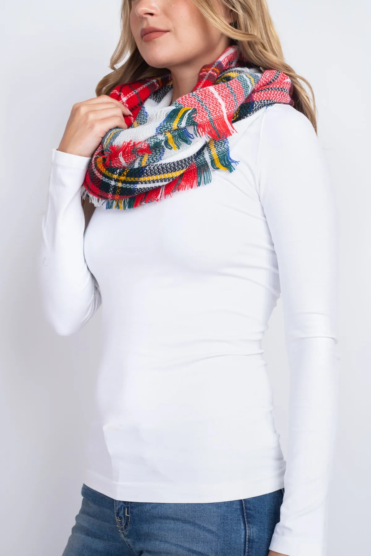 TARTAN INFINITY SCARF POLYESTER