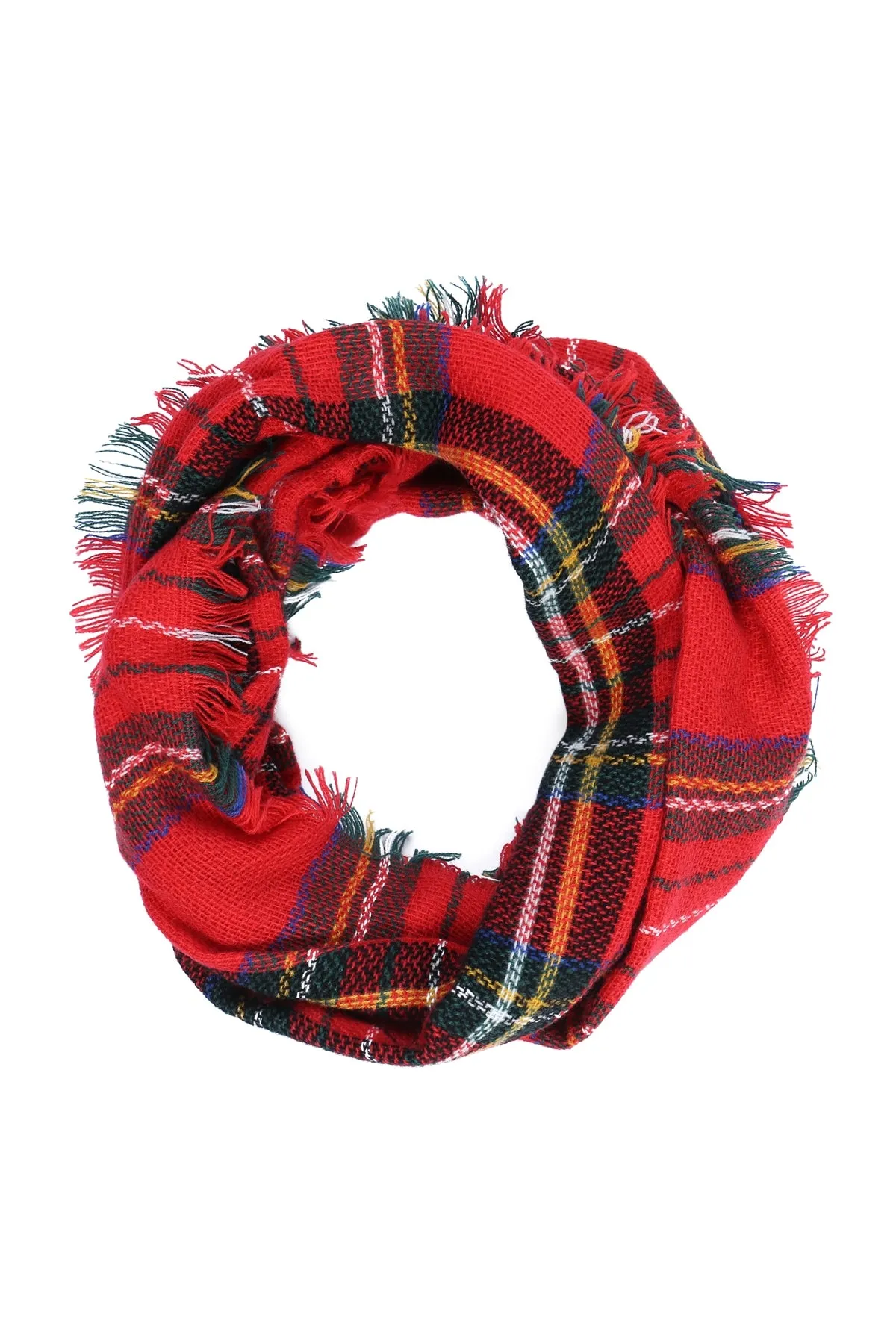 TARTAN INFINITY SCARF POLYESTER