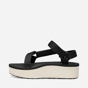 TEVA LADIES FLATFORM UNIVERSAL - BLACK/TAN