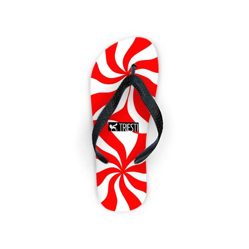 TRIESTI Swirl Flip Flops