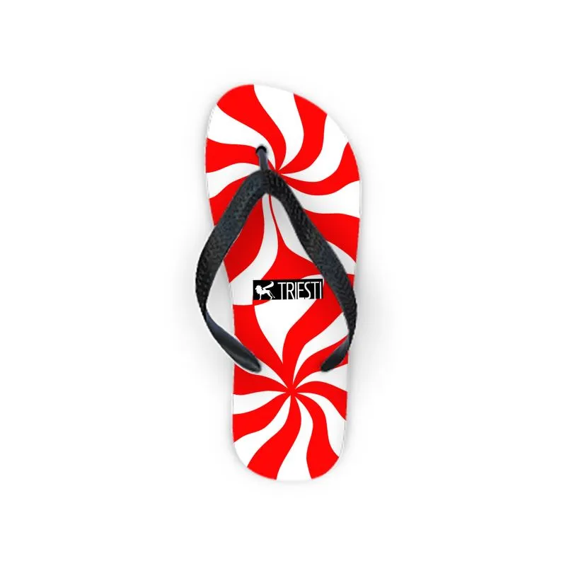 TRIESTI Swirl Flip Flops