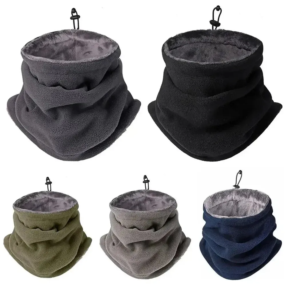 Winter Warm Ski Mask Men Bandana Fleece Neck Warmer Gaiter Windproof Scarf Camping Hiking Balaclava Fishing Cycling Face Mask