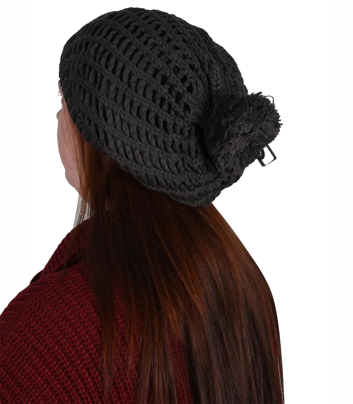 Womens Fleece Lined Beanie Hat